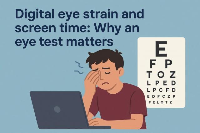 Digital eye strain and screen time: Why an eye test matters